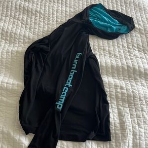Burn Bootcamp Black and Blue Hoodie